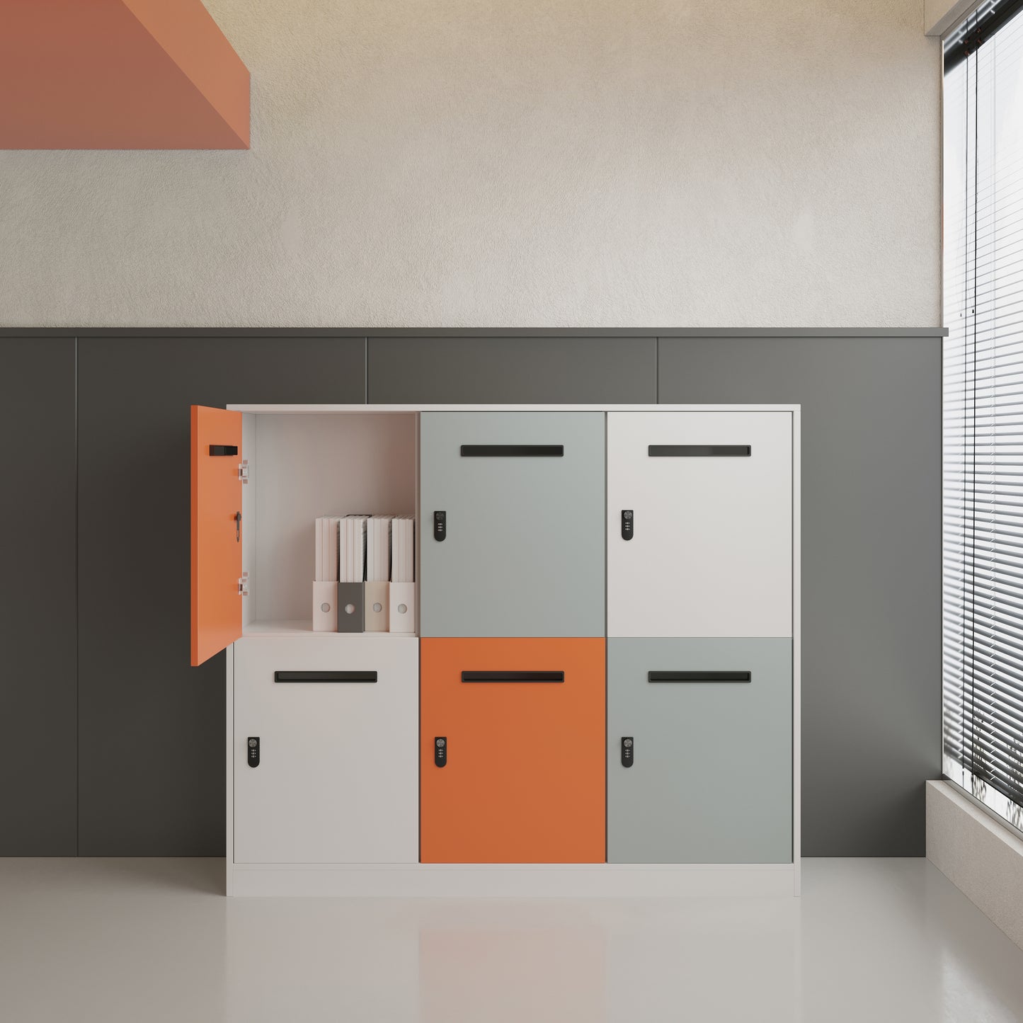 Color file cabinet